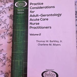 Practice consideration for Adult-Gerontology Acute Care Nurse Practitioners vol2